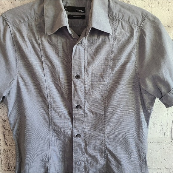 H&M Conwell Short Sleeve Button Down Dress Shirt Size S - Picture 2 of 11